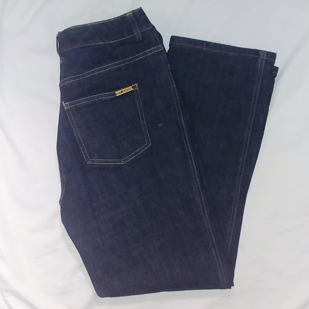 St. John Denim Straight Leg Jeans Size 8 EUC